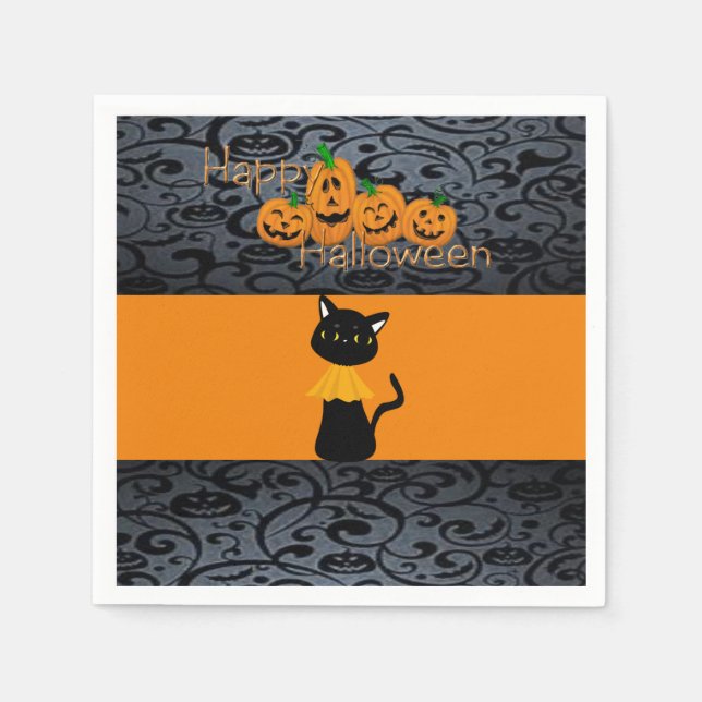 Guardanapo De Papel Paper Napkins Halloween (Frente)
