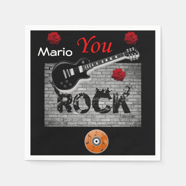 Guardanapo De Papel Paper Napkins Mario (Frente)