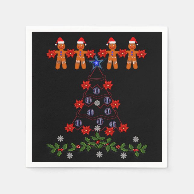 Guardanapo De Papel Paper Napkins Natal (Frente)