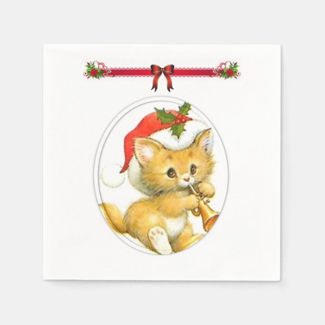 Guardanapo De Papel Paper Napkins Natal (Frente)