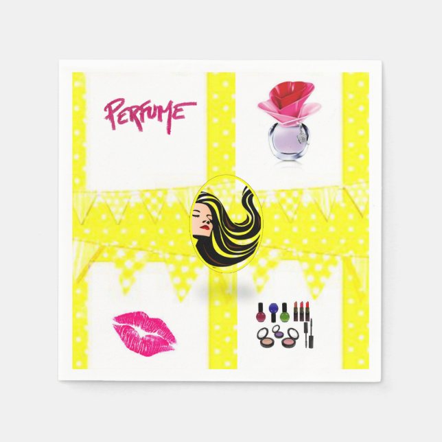 Guardanapo De Papel Paper Napkins Perfume (Frente)