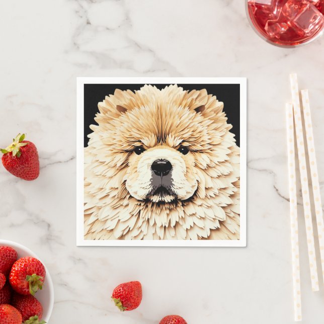 Guardanapo De Papel PAPIAR MIRAGE Cream Chow (Insitu)