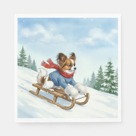 Guardanapo De Papel Papillon Sledding, Napkins