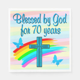 Guardanapo De Papel PAPKINS DE PAPEL DE ANIVERSÁRIO AZUL-CHRISTIANO bo