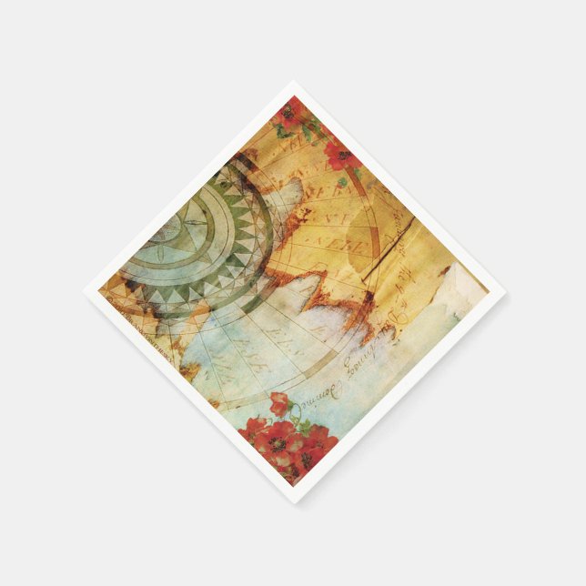 Guardanapo De Papel Papo do Mundo Antigo e Papas Papel Personalizado N (Canto)