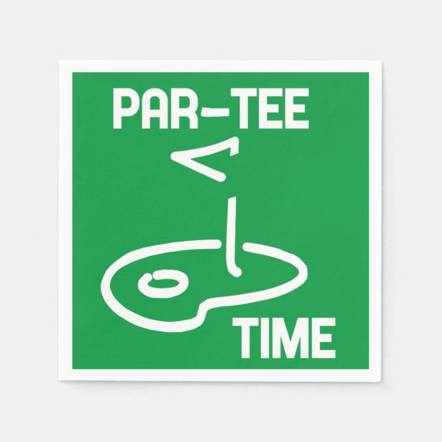 Guardanapo De Papel Par-Tee Time White (Frente)