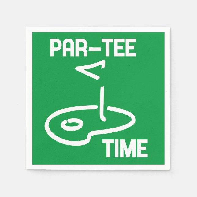 Guardanapo De Papel Par-Tee Time White (Frente)