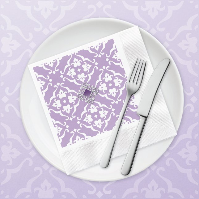 Guardanapo de papel para casamento em damasco de l (Criador carregado)