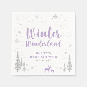 Guardanapo de Papel para Chá de Bebê Natal Encanta