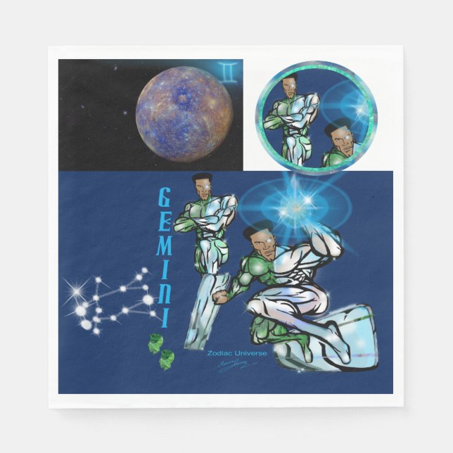 Guardanapo de papel para festa de aniversário do t (Frente)