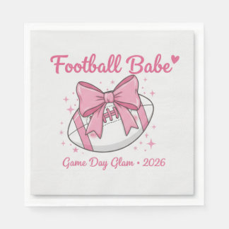 Guardanapo de papel para festa de cauda de futebol