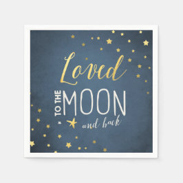 Guardanapo De Papel Para o papel da lua - Estrelas do Chá de fraldas N