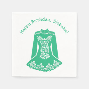 Guardanapo De Papel Para o Partido Personalizado do Dança Verde dos I