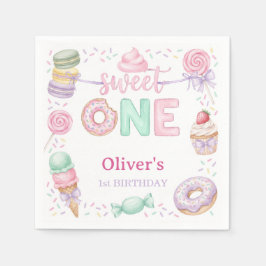 Guardanapo de papel para sobremesa pastel Sweet On
