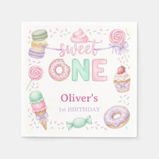 Guardanapo de papel para sobremesa pastel Sweet On