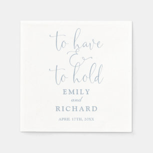 Guardanapo De Papel Para Ter E Manter Um Casamento Azul Com Senha