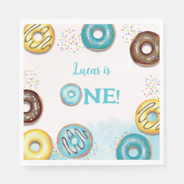 Guardanapo de papel para um primeiro aniversario.