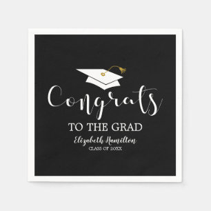 Guardanapo De Papel Parabéns ao Formando Boina de Formatura Chic Gradu