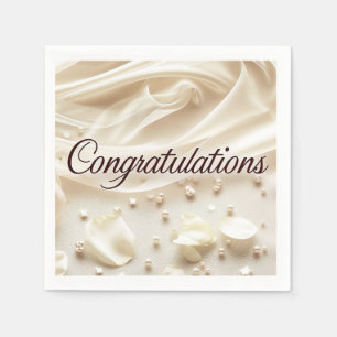 Guardanapo De Papel Parabéns de Casamento Papel Napkin