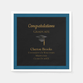 Guardanapo De Papel Parabéns Formando com Boné