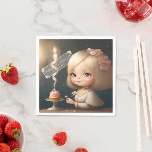 Guardanapo De Papel Parabéns, garota 01 (Insitu)