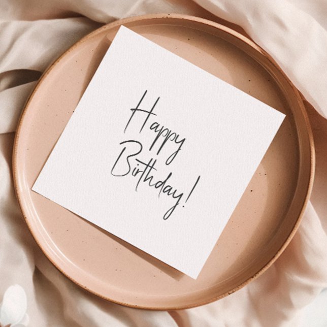 Guardanapo De Papel Parabéns Mínimos Neutros de Gênero (Criador carregado)