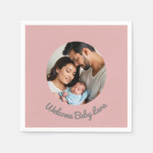 Parabéns nova menina rosa, bem-vinda, bebê