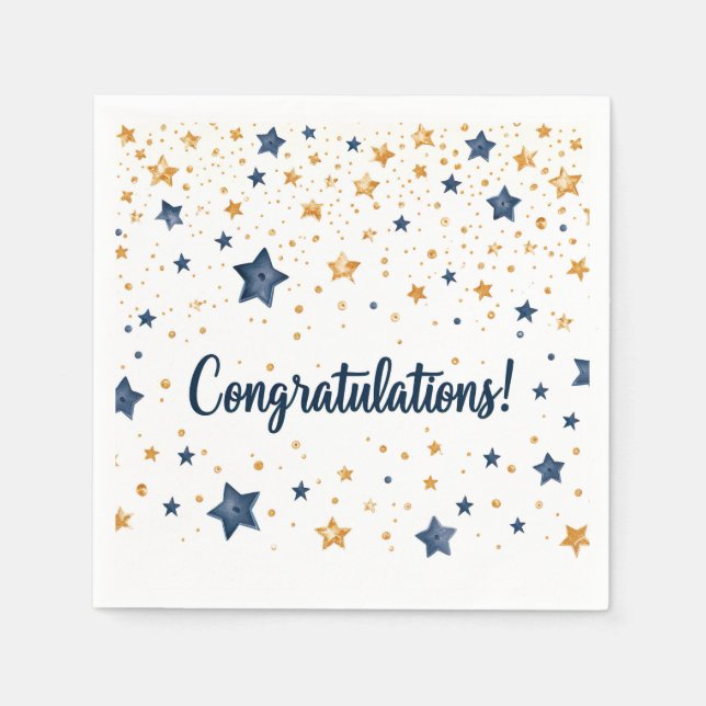 Guardanapo De Papel Parabéns Papel Napkin (Frente)