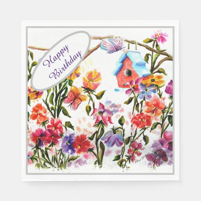 Guardanapo De Papel Parabéns para o Ave House (Frente)