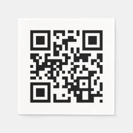 Guardanapo De Papel Parabéns para você Código QR