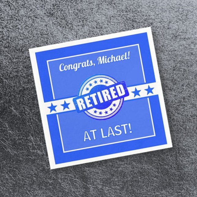 Guardanapo De Papel Parabéns! partido personalizado (Criador carregado)