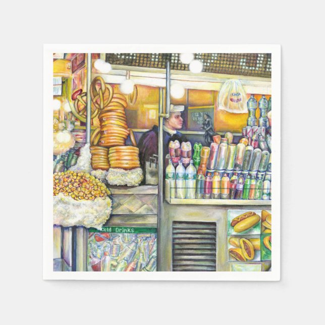 Guardanapo De Papel Paraíso Pushcart (Frente)