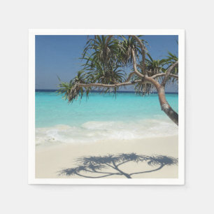 Guardanapo De Papel Paraíso Tropical Beach Ocean