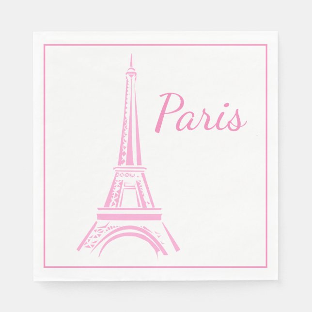 Guardanapo De Papel Paris Luncheon Paper Napkins (Frente)