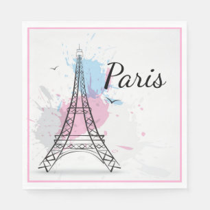 Guardanapo De Papel Paris Luncheon Paper Napkins