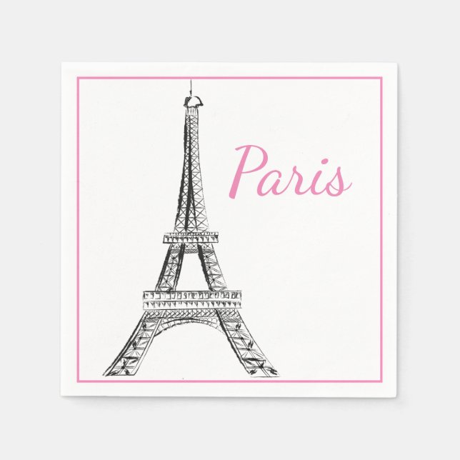 Guardanapo De Papel Paris Paper Napkins (Frente)