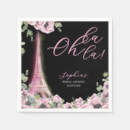 Guardanapo De Papel Parisian Oh La La Bridal Shower