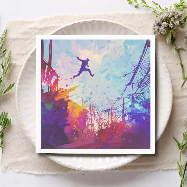 Guardanapo De Papel Parkour Urban Free Runling Freestyling (Criador carregado)