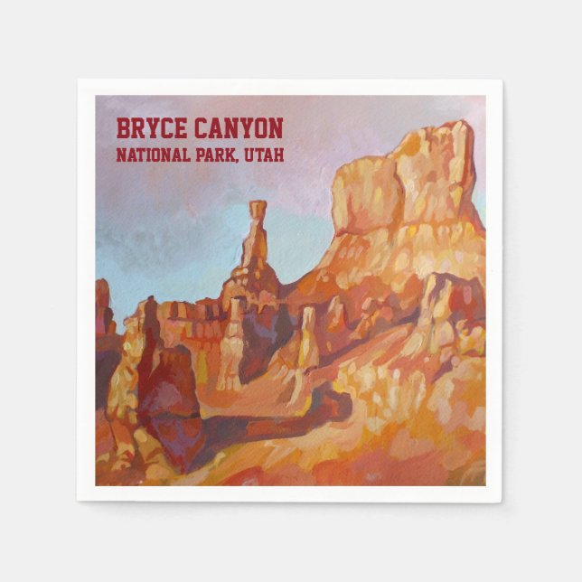 Guardanapo De Papel Parque Nacional Bryce Canyon (Frente)