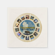 Parque Nacional do Retro Vintage Yellowstone Souve