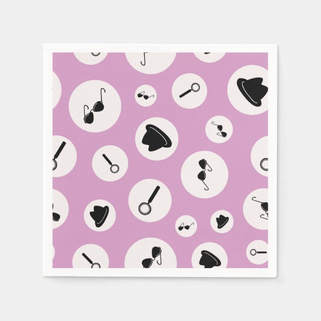 Guardanapo De Papel Parte do agente secreto (Frente)