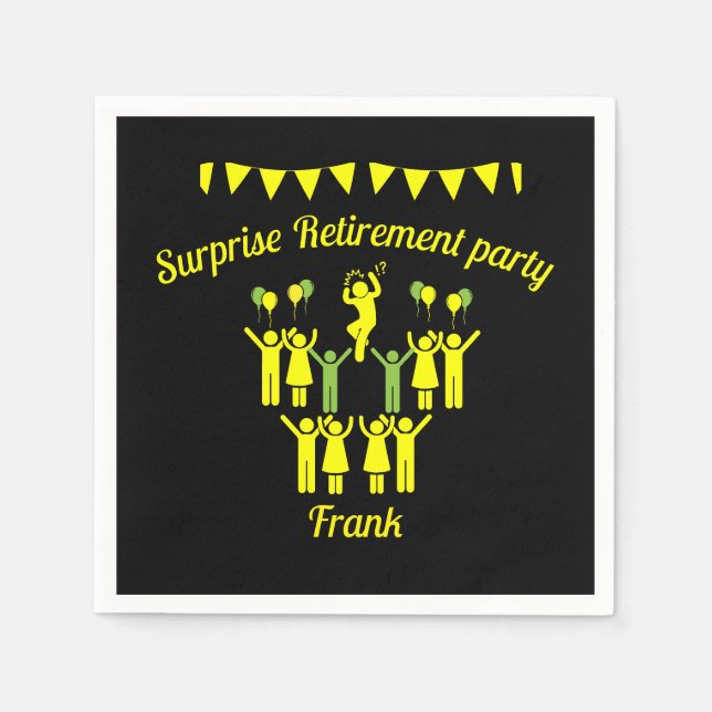 Guardanapo De Papel Partes de Reforma Surpresa (Frente)