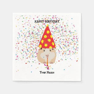 Guardanapo De Papel Partida de Hamster - Animais em Nome da Festa de a