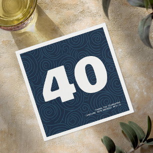 Guardanapo De Papel Partido aniversário de 40 anos de Tipografia Moder