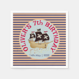 Guardanapo De Papel Partido Aniversário de criança de Entrega Pirata