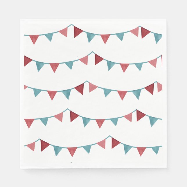 Guardanapo De Papel Partido Circus Napkins | Carnaval Napkins (Frente)