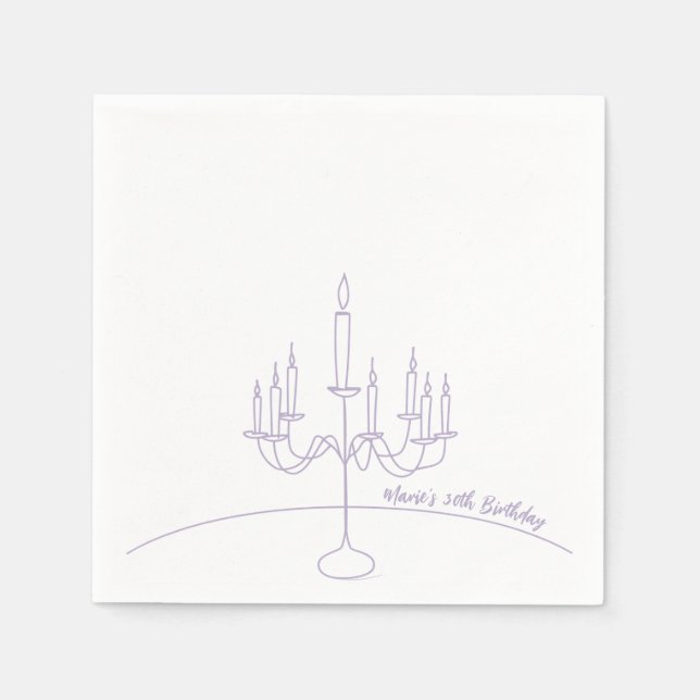 Guardanapo De Papel Partido Coquette Renascentista do Rococo Soft Dese (Frente)