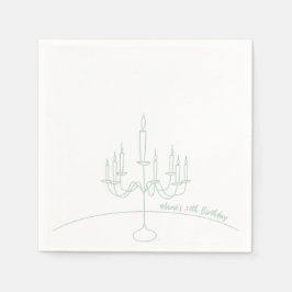 Guardanapo De Papel Partido Coquette Renascentista do Rococo Soft Dese