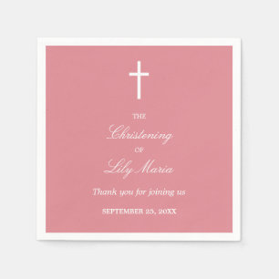 Guardanapo De Papel Partido Cristal Rosa Blush Napkins