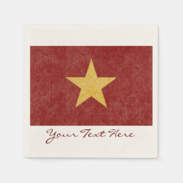 Guardanapo De Papel Partido da Bandeira do Vietname Napkins